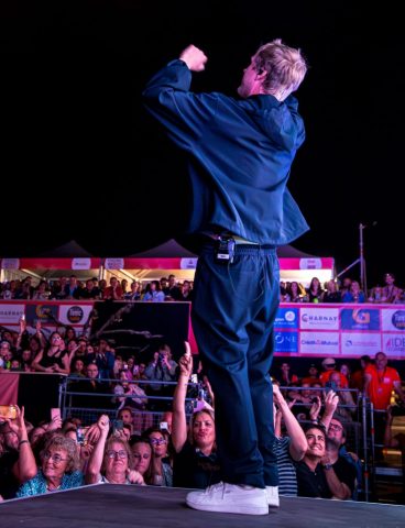 Benoît Poher du groupe Kyo. • © Louben Prévost