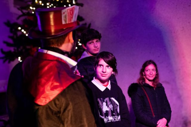 Jérémy Allimann a mentalisé ces trois visiteurs. • © Louben Prévost